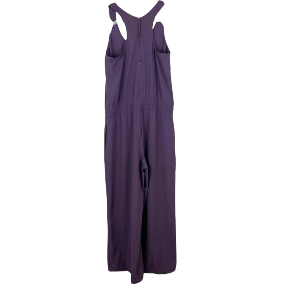 ATHLETA Revive Wide Leg Travel Jumpsuit in Agate (Eggplant) Size 10 -- WOW WOW!! - Picture 5 of 14